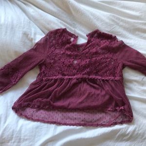Free people lace top